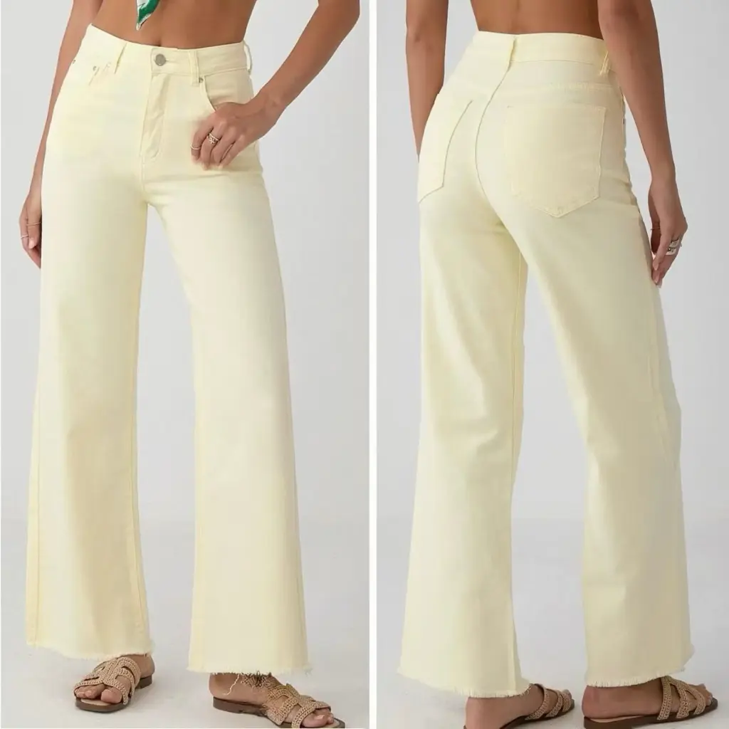 PANTALÓN VAQUERO VAINILLA