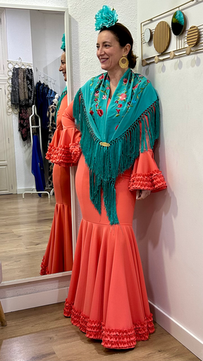 TRAJE FLAMENCA MAESTRANZA CORAL