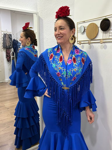 MANTÓN ARTE AZUL KLEIN