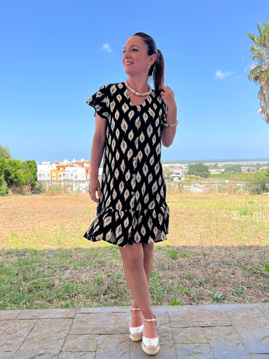 VESTIDO PLUMAS