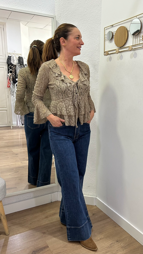BLUSA ENCAJE MÓNACO