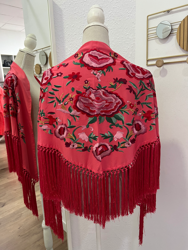 MANTÓN MANZANILLA CORAL