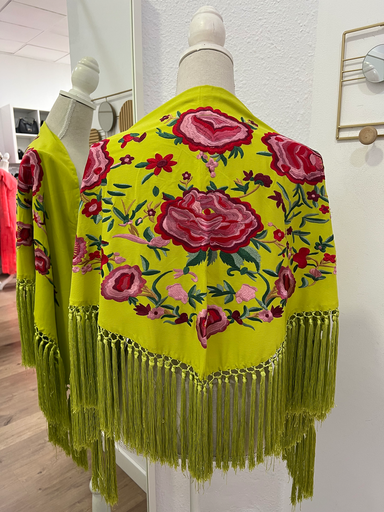 MANTÓN MANZANILLA VERDE LIMA